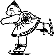 skating bear